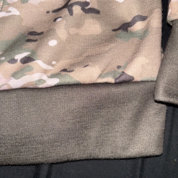 WU TANG CLAN HOODIE XXL MENS CAMO GREEN GREAT CONDITION - Picture 13 of 14